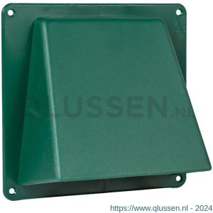 Nedco ventilatie gevelklep diameter 100 mm PS kunststof groen 62500104
