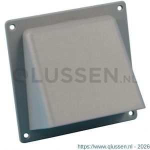 Nedco ventilatie universele gevelklep diameter 100/125/110X54 mm PS kunststof zandgeel 62500412