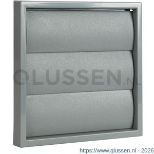 Nedco ventilatie lamellenrooster vlak model diameter 100 mm kunststof grijs 62501805