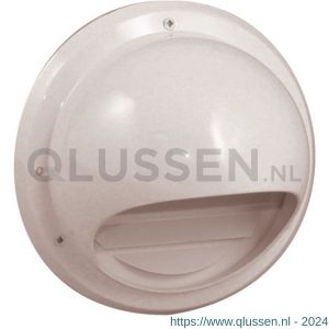 Nedco ventilatierooster buitenrooster bol model diameter 100 mm ABS wit 62503200