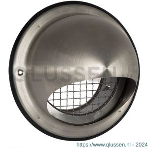Nedco ventilatie RVS bolrooster diameter 125 mm met grofmazig gaas 62601111
