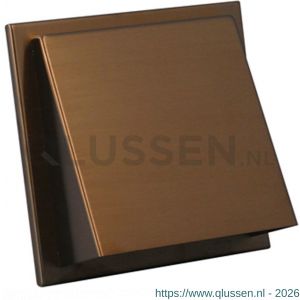Nedco ventilatie buitenrooster schuine kap diameter 125 mm RVS AiSi 316 messing 62602229