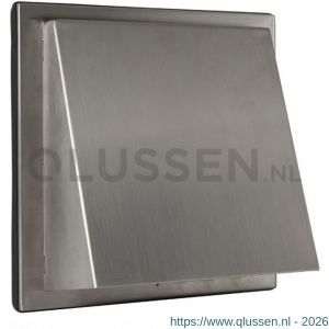 Nedco ventilatie buitenrooster schuine kap diameter 150 mm RVS AiSi 316 62602311