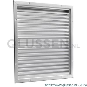 Nedco ventilatie muurrooster aluminium gevelrooster 400x400 mm 62704717