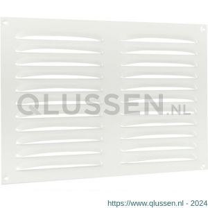 Nedco ventilatie schoepenrooster 320x220 mm aluminium wit 62901800