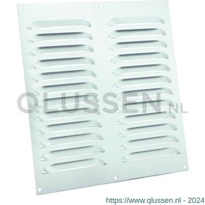 Nedco ventilatie schoepenrooster vlak model 250x250 mm aluminium 62901907V