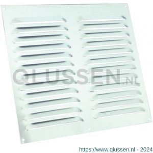 Nedco ventilatie schoepenrooster vlak model 300x250 mm aluminium 62902007