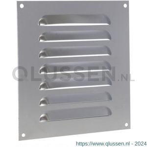 Nedco ventilatie schoepenrooster vlak model 200x200 mm aluminium 62902907