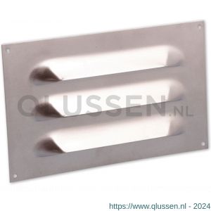 Nedco ventilatie schoepenrooster vlak model 250x150 mm aluminium 62903207