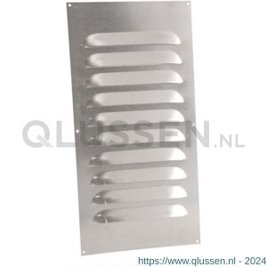 Nedco ventilatie schoepenrooster vlak model 250x450 mm aluminium 62903807