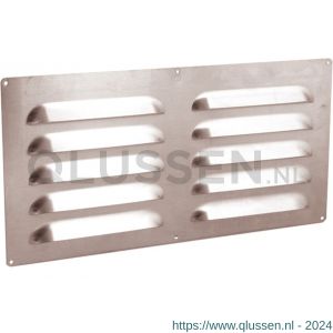 Nedco ventilatie schoepenrooster vlak model 500x250 mm aluminium 62904107