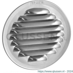 Nedco ventilatie schoepenrooster diameter 80 mm aluminium 62907507