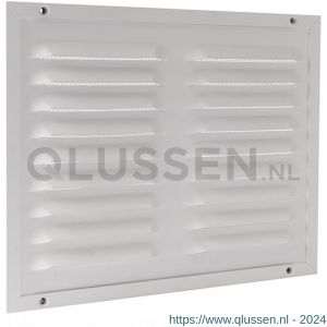 Nedco ventilatie kaderrooster 250x200 mm aluminium wit 62908700