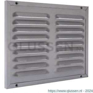 Nedco ventilatie kaderrooster 250x200 mm aluminium aluminium RAL 9006 62908707