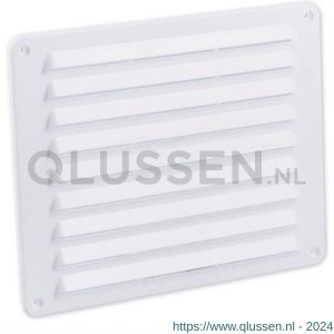 Nedco ventilatie schoepenrooster 250x200 mm kunststof wit 63000400V