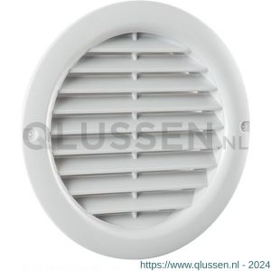 Nedco ventilatie rond schoepenrooster diameter 125 mm PS kunststof grijs 63001605