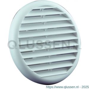 Nedco ventilatie rond schoepenrooster diameter 150 mm PS kunststof wit 63001900