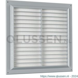 Nedco ventilatie schoepenrooster 250x250 mm PS kunststof grijs 63002205