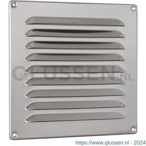 Nedco ventilatie schoepenrooster 230x230 mm RVS 63200211