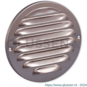 Nedco ventilatie schoepenrooster diameter 140 mm RVS 63202111S