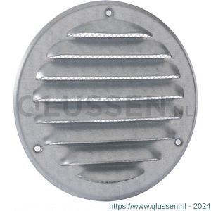 Nedco ventilatie schoepenrooster diameter 100 mm gegalvaniseerd staal 63301107