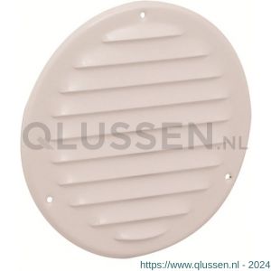 Nedco ventilatie schoepenrooster diameter 125 mm staal wit 63301200