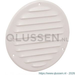 Nedco ventilatie schoepenrooster diameter 200 mm staal wit 63301400