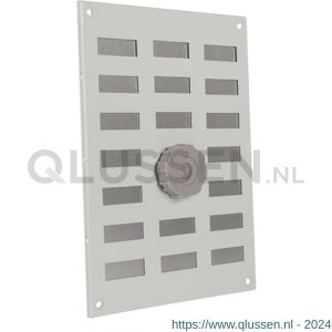 Nedco ventilatie schuifrooster 150x215 mm aluminium wit 63500100