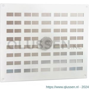 Nedco ventilatie schuifrooster 300x250 mm aluminium wit 63500700