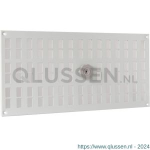 Nedco ventilatie schuifrooster 400x200 mm aluminium wit 63501100