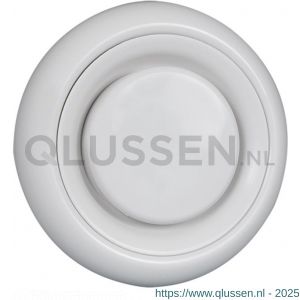 Nedco ventielrooster DVLI aanvoerventiel met klemmen diameter 100 mm kunststof wit 64500200