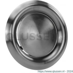 Nedco ventielrooster afzuigventiel met klemmen diameter 125 mm RVS titanium 64600513