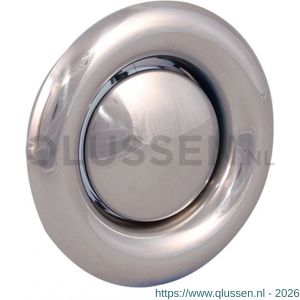 Nedco ventielrooster afzuigventiel met aansluitbus diameter 100 mm RVS 64600811