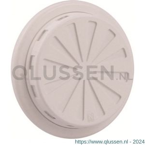 Nedco ventilatierooster verstelbaar diameter 100-150 mm PP kunststof wit 64800100V