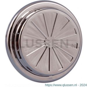 Nedco ventilatierooster verstelbaar diameter 100-150 mm PP kunststof chroom 64800108V