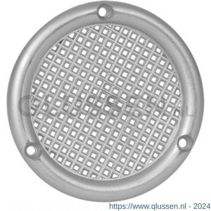 Nedco ventilatierooster diameter 45 mm vlak PS kunststof aluminium 64802027