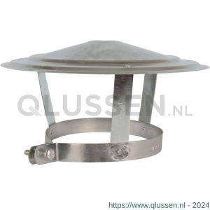 Nedco rookgasafvoer regenkap diameter 170-180 mm gegalvaniseerd staal 65402033