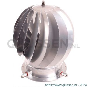 Nedco ventilator windgedreven rotorkap Neo tot diameter 200 mm RVS 65404411