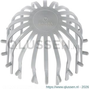 Nedco bladvanger diameter 80-100 mm grijs kunststof 65405405