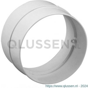 Nedco ventilatie afvoerslang buisverbinder diameter 125 mm kunststof wit 66002300V