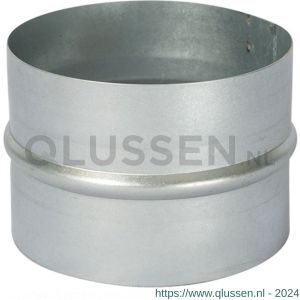 Nedco ventilatie afvoerslang buisverbinder diameter 90 mm gegalvaniseerd staal 66103933