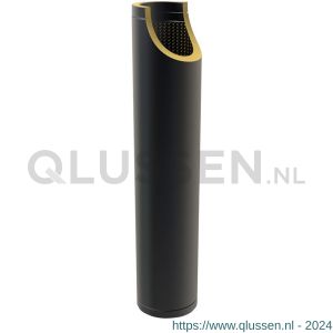 Nedco rookgasafvoer dubbelwandig 80 mm geluiddemper 100 cm RAL 9004 68701601