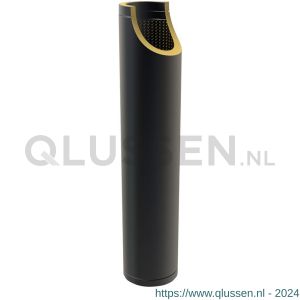 Nedco rookgasafvoer dubbelwandig 150 mm geluiddemper 100 cm RAL 9004 68709701