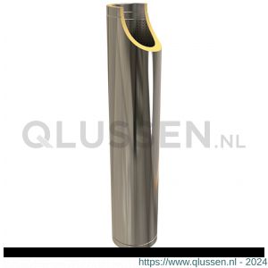 Nedco rookgasafvoer dubbelwandig 175 mm geluiddemper 100 cm 68713711