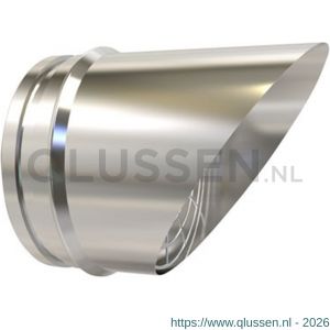 Nedco rookgasafvoer enkelwandig horizontaal eindstuk 200 mm 68731111