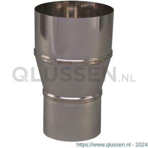 Nedco rookgasafvoer enkelwandig RVS verloopstuk 79 mm uitwendig-100 mm inwendig 68744511