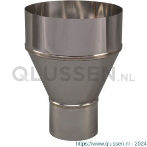 Nedco rookgasafvoer enkelwandig RVS verloopstuk 79 mm uitwendig-150 mm inwendig 68744711