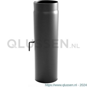 Nedco rookgasafvoer zwart staal 2 mm 180 mm pijp 50 cm met klep 68757401