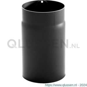 Nedco rookgasafvoer zwart staal 2 mm 130 mm pijp 25 cm 68752701