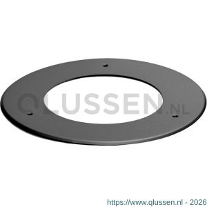 Nedco rookgasafvoer zwart staal 2 mm 150 mm rozet met schroeven 68754401